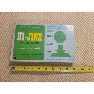Vintage 1970s Hi-Jinx Puzzle Game- Kohner Brothers- Complete!
